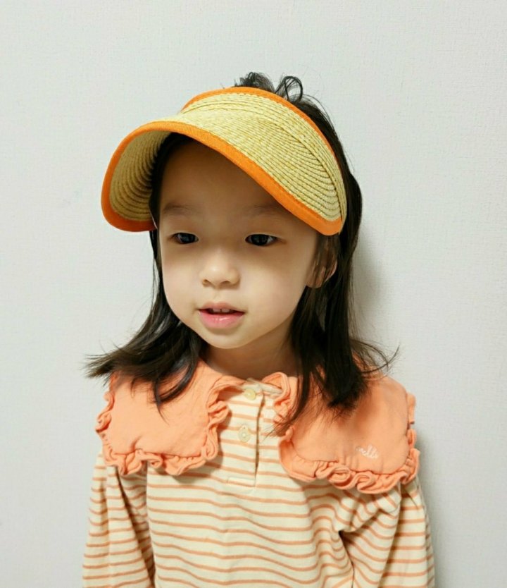 Shinseage Kids - Korean Children Fashion - #designkidswear - Raffia Neon Sun Cap - 2