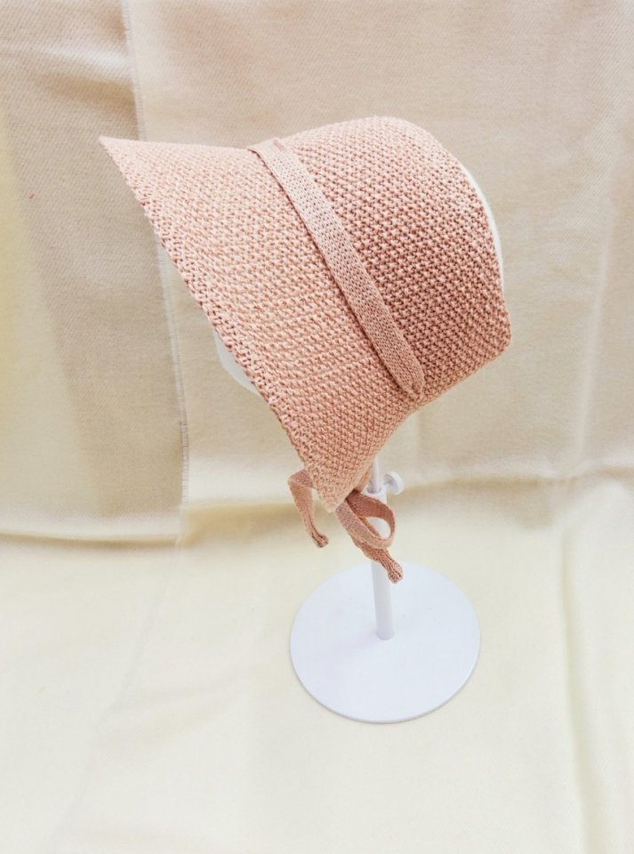 Shinseage Kids - Korean Children Fashion - #discoveringself - Crochet Straw Half Bonnet - 12