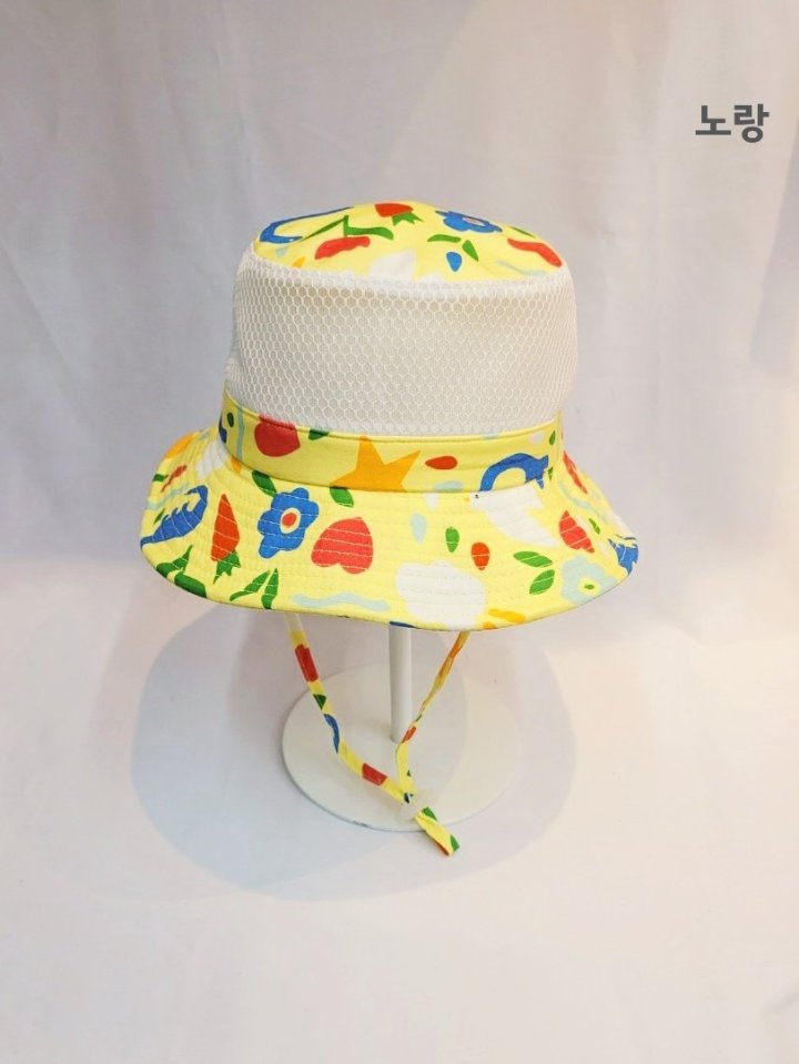 Shinseage Kids - Korean Children Fashion - #discoveringself - Flower Garden Mesh Bucket Hat - 3
