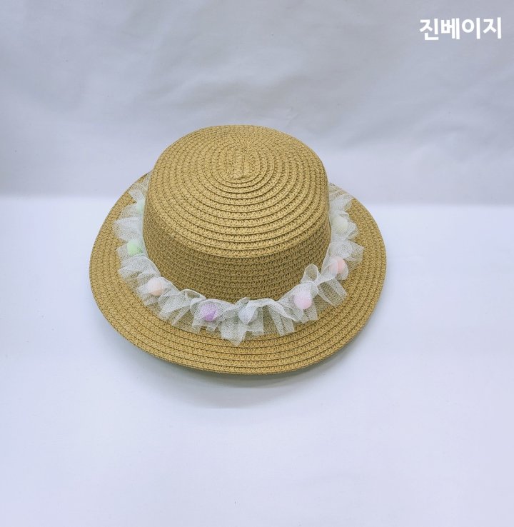 Shinseage Kids - Korean Children Fashion - #designkidswear - Rainbow Pom Straw Bucket Hat - 4