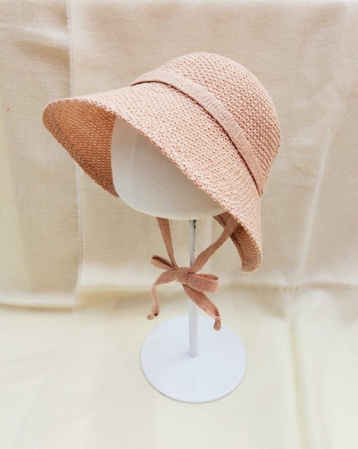 Shinseage Kids - Korean Children Fashion - #fashionkids - Crochet Straw Bonnet - 4