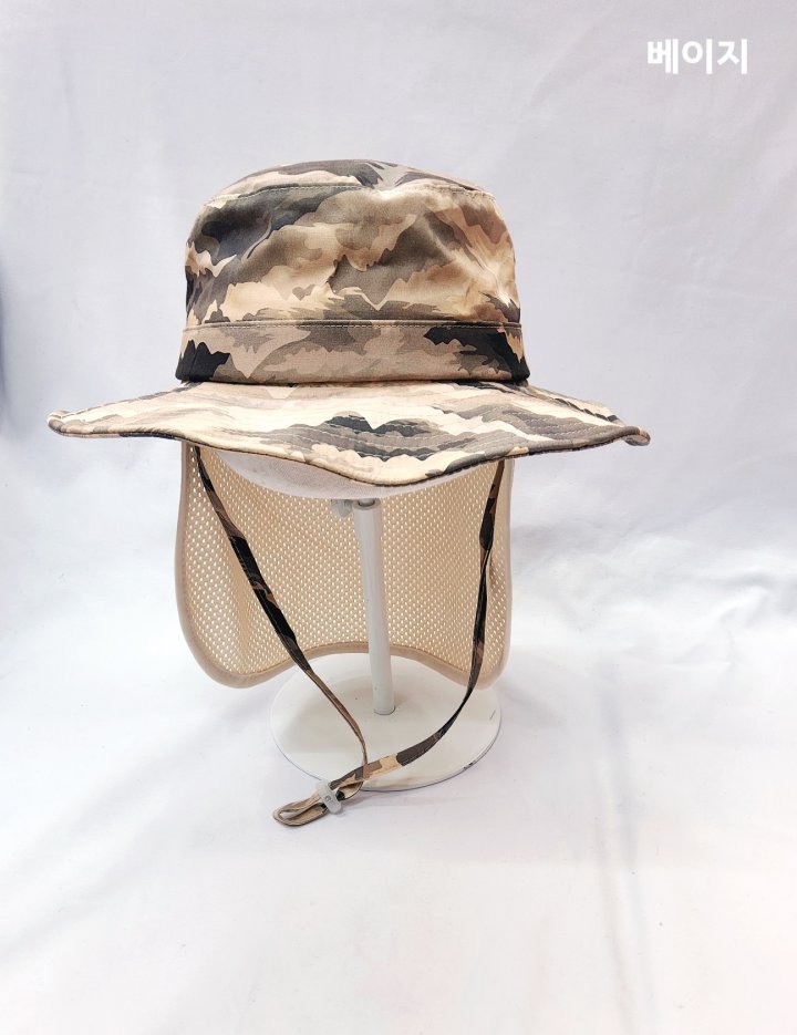 Shinseage Kids - Korean Children Fashion - #kidsshorts - Military Mesh-Back Safari Hat - 8