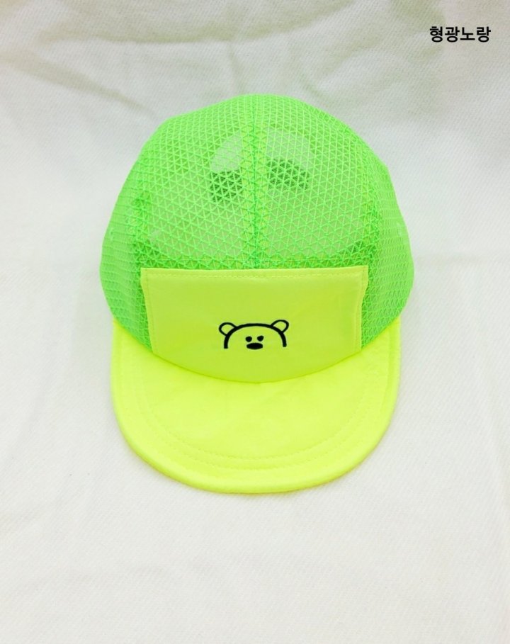 Shinseage Kids - Korean Children Fashion - #kidsstore - Bear Mesh Camp Cap - 4