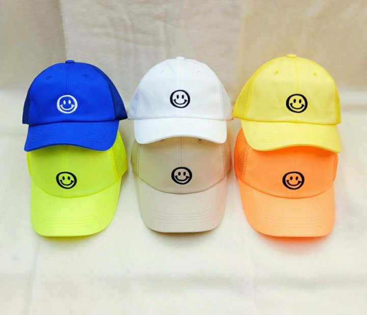 Shinseage Kids - Korean Children Fashion - #kidzfashiontrend - Smile Mesh Ball Cap