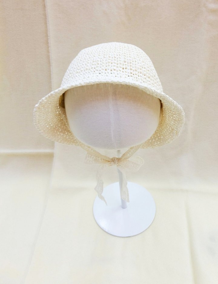 Shinseage Kids - Korean Children Fashion - #littlefashionista - Straw Lace Chaplin Hat - 11