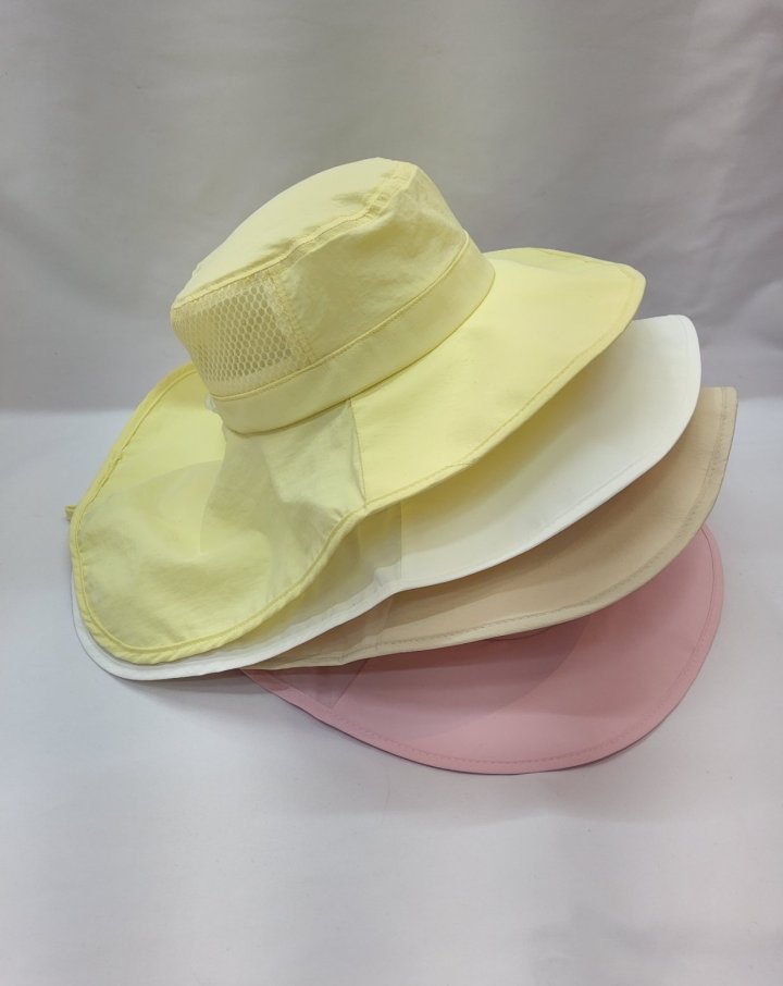 Shinseage Kids - Korean Children Fashion - #littlefashionista - Mesh-Back Flap Bucket Hat