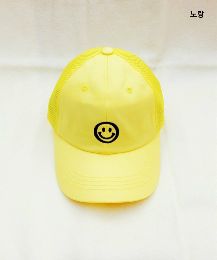 Shinseage Kids - Korean Children Fashion - #littlefashionista - Smile Mesh Ball Cap - 4