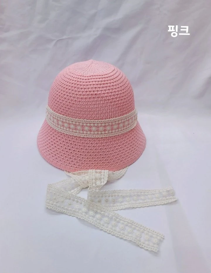 Shinseage Kids - Korean Children Fashion - #magicofchildhood - Neon Crochet Lace Bonnet - 3