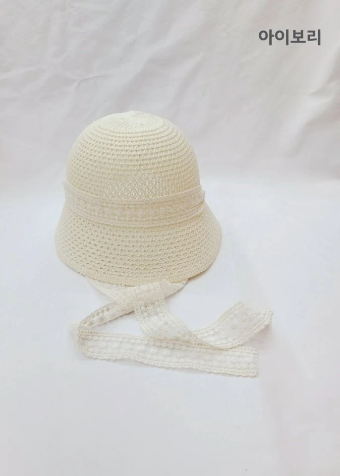 Shinseage Kids - Korean Children Fashion - #magicofchildhood - Neon Crochet Lace Bonnet - 4