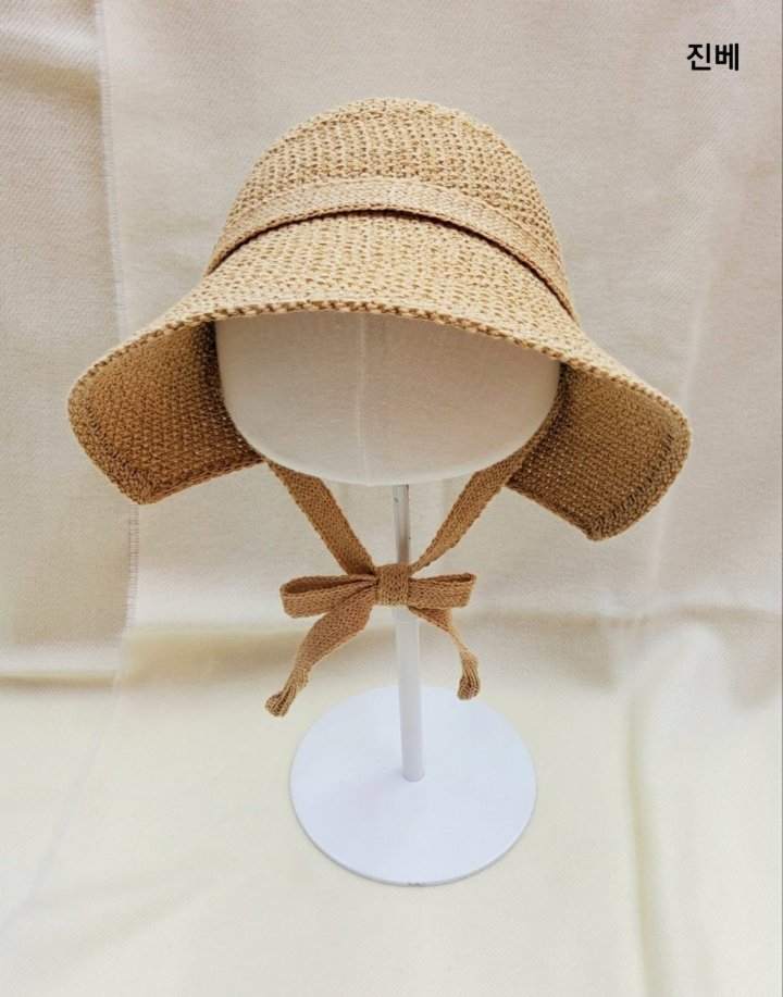 Shinseage Kids - Korean Children Fashion - #prettylittlegirls - Crochet Straw Half Bonnet - 7