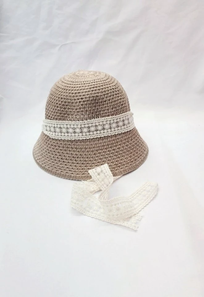 Shinseage Kids - Korean Children Fashion - #todddlerfashion - Neon Crochet Lace Bonnet - 6