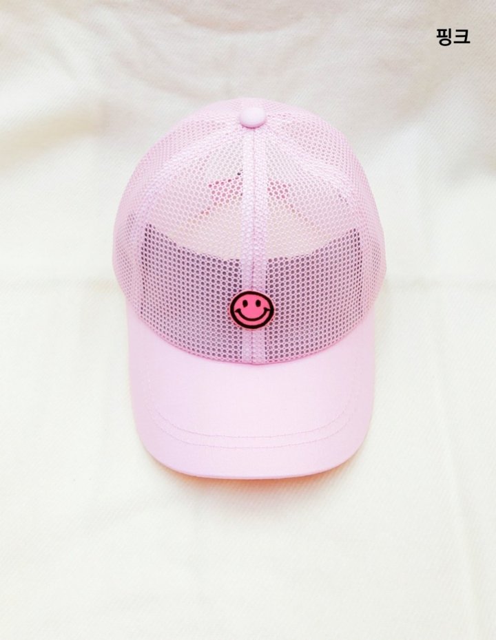 Shinseage Kids - Korean Children Fashion - #toddlerclothing - Mini Smile Mesh Ball Cap - 5