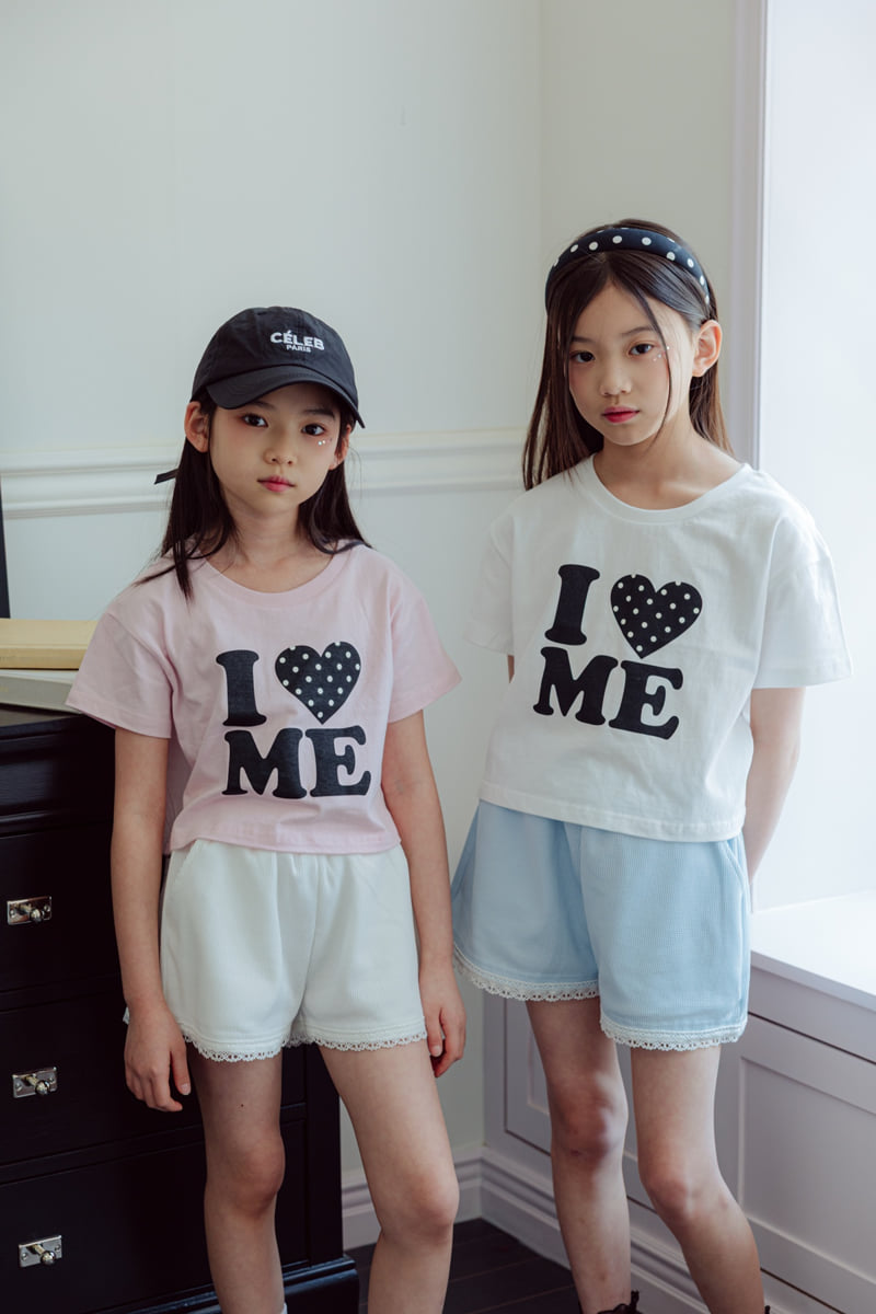 Sm2 - Korean Children Fashion - #Kfashion4kids - Dot Heart Tee - 6