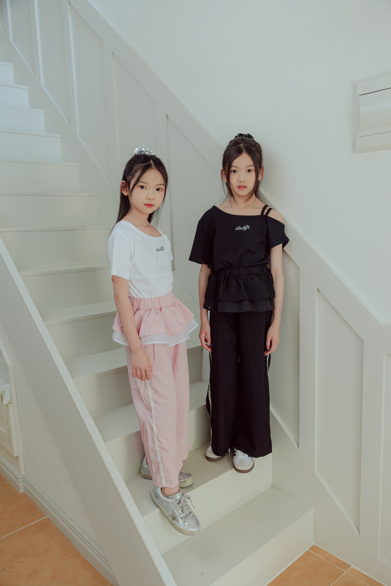 Sm2 - Korean Children Fashion - #childofig - Frill Cool Wide Pants - 5