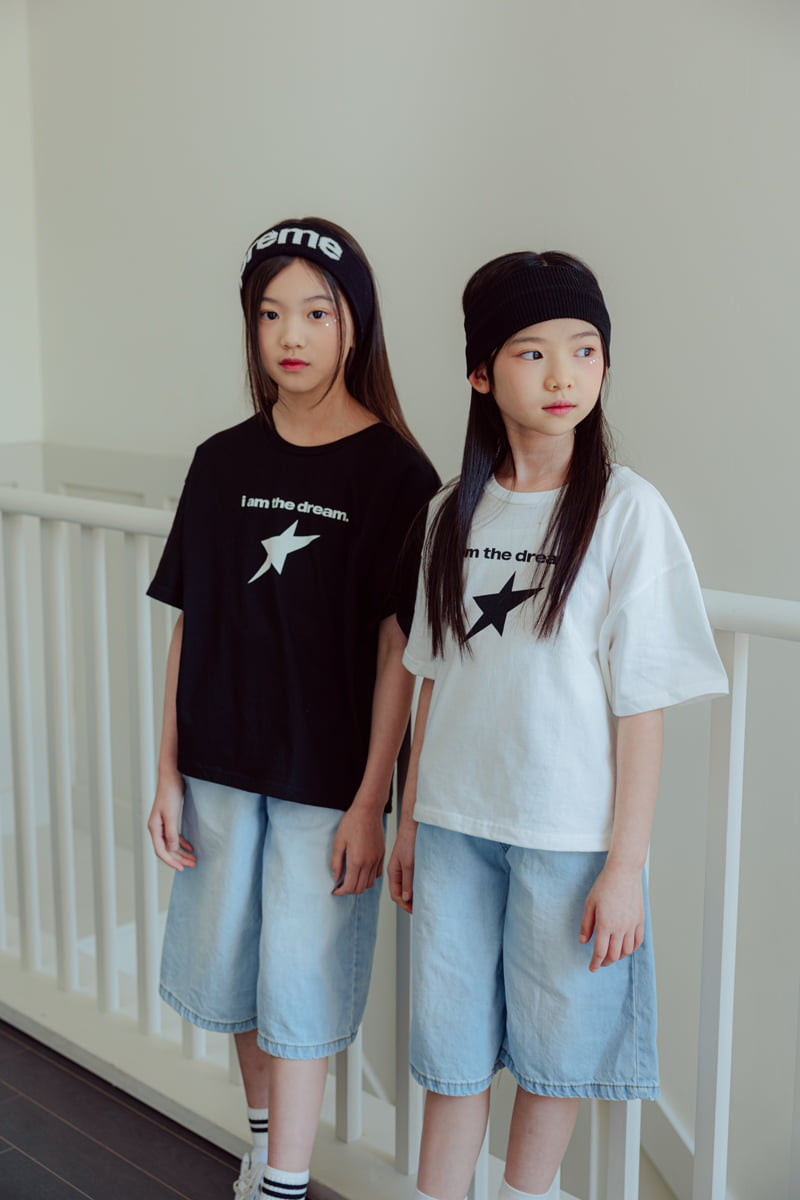 Sm2 - Korean Children Fashion - #childrensboutique - Star Lettering Tee - 2