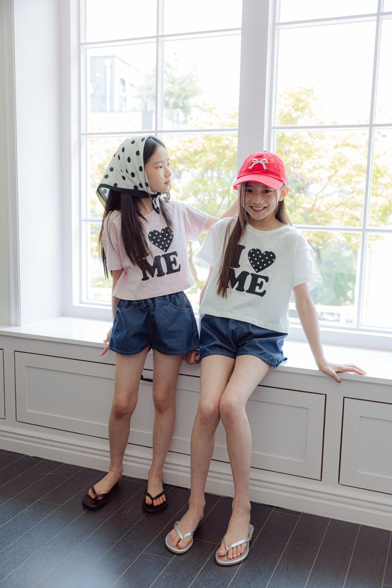 Sm2 - Korean Children Fashion - #childrensboutique - Heart Denim Pants