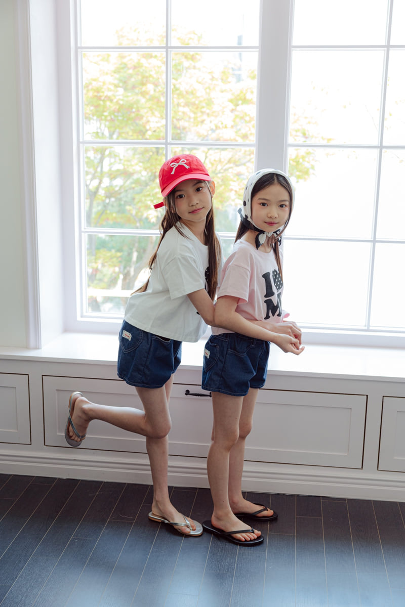 Sm2 - Korean Children Fashion - #designkidswear - Heart Denim Pants - 2