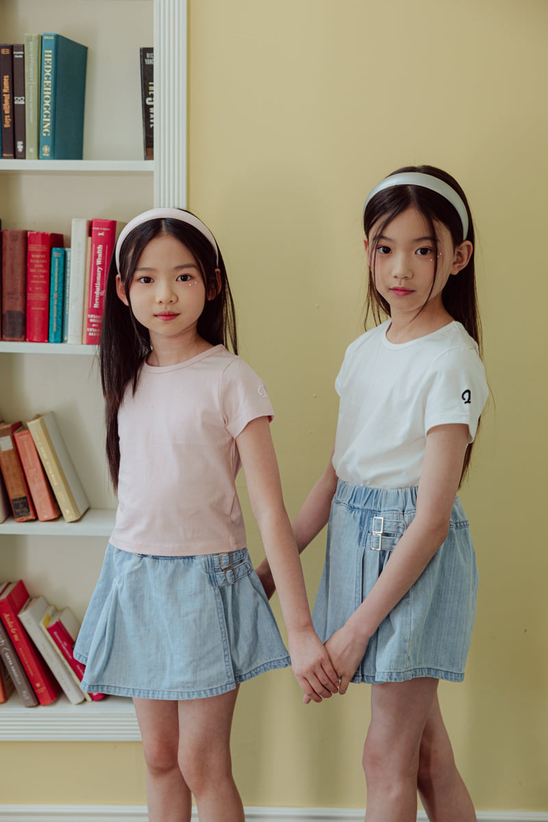 Sm2 - Korean Children Fashion - #kidsshorts - Heart Slit Tee - 8