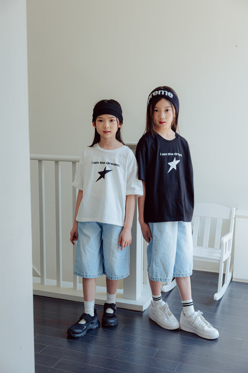 Sm2 - Korean Children Fashion - #kidsshorts - Star Lettering Tee - 6