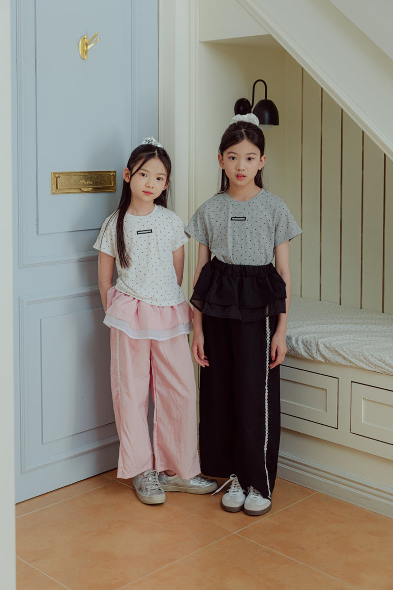 Sm2 - Korean Children Fashion - #kidsstore - Frill Cool Wide Pants - 11