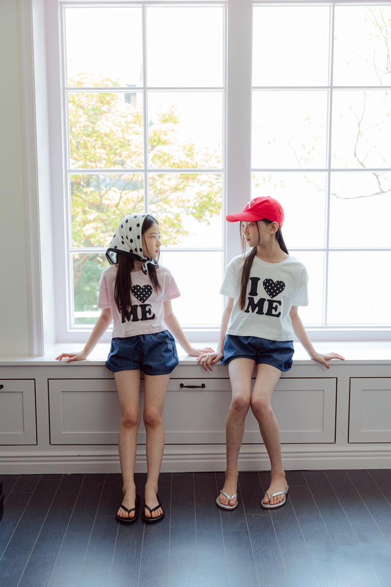 Sm2 - Korean Children Fashion - #kidsstore - Heart Denim Pants - 6