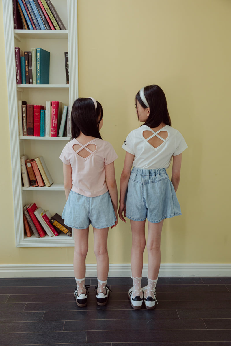 Sm2 - Korean Children Fashion - #kidzfashiontrend - Heart Slit Tee - 10