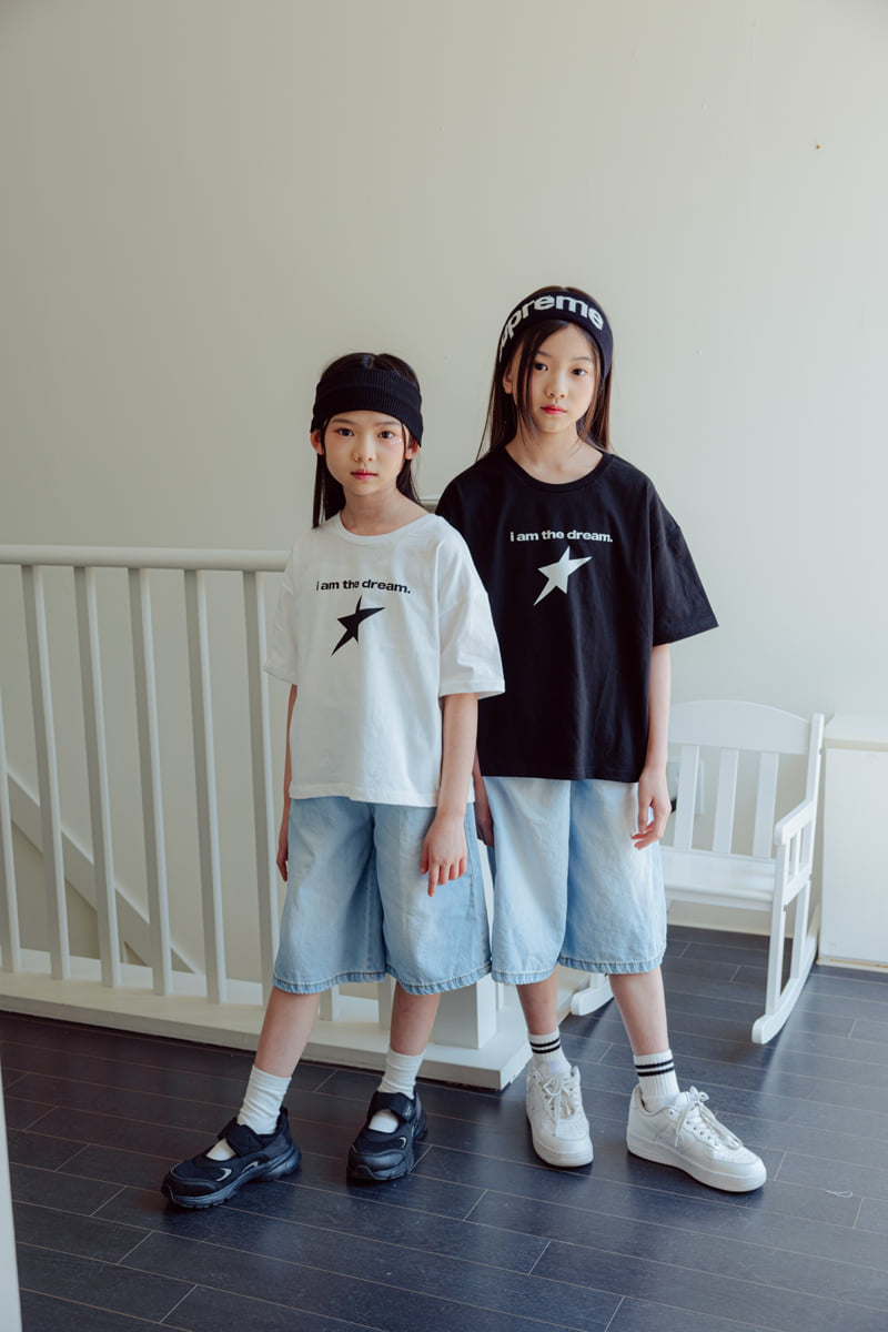 Sm2 - Korean Children Fashion - #littlefashionista - Star Lettering Tee - 10