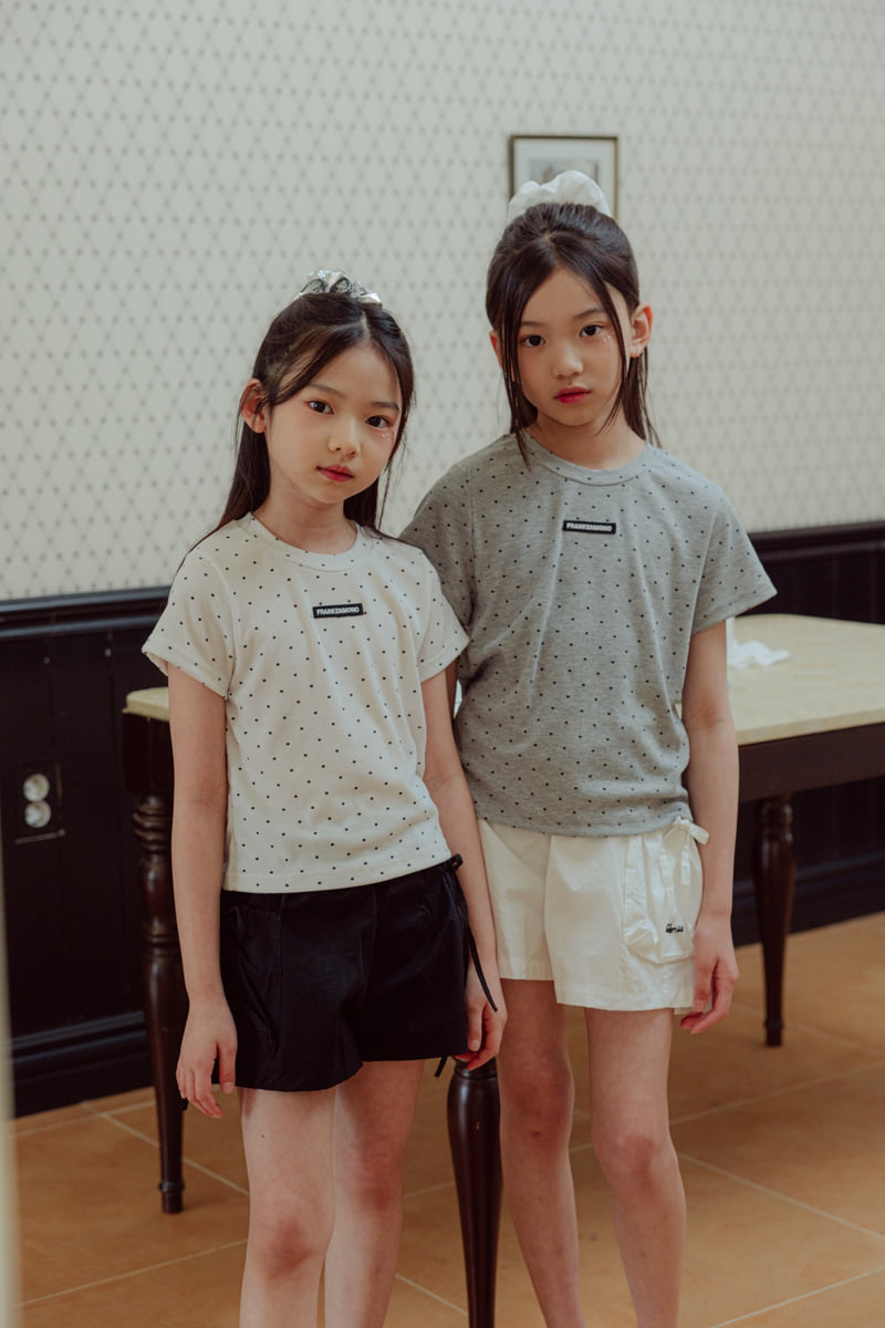 Sm2 - Korean Children Fashion - #magicofchildhood - Ribbed Dot Tee