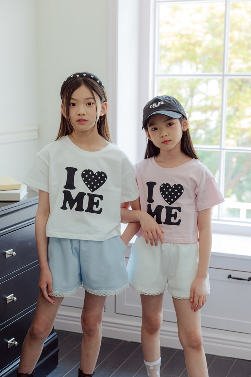 Sm2 - Korean Children Fashion - #prettylittlegirls - Dot Heart Tee - 10