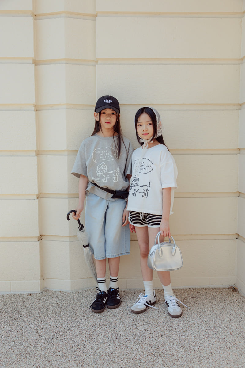 Sm2 - Korean Children Fashion - #prettylittlegirls - Cookie Puppy Tee - 8