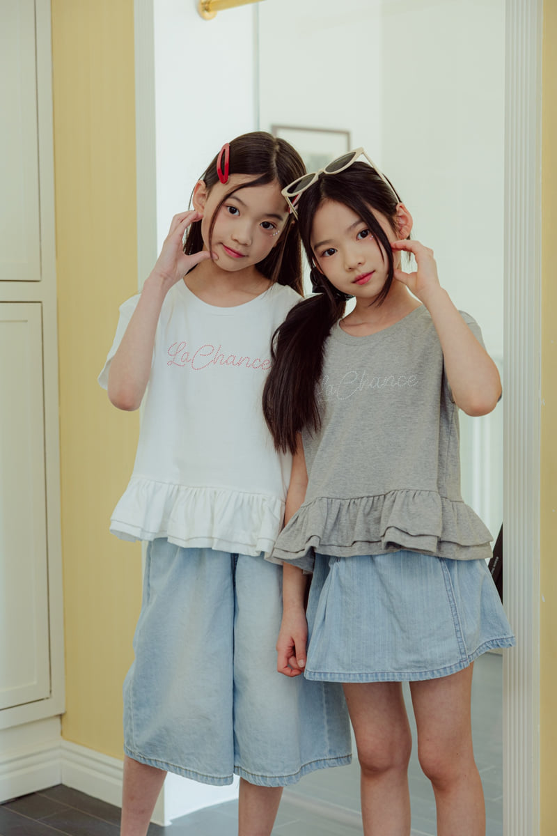 Sm2 - Korean Children Fashion - #prettylittlegirls - Frill Tee - 2