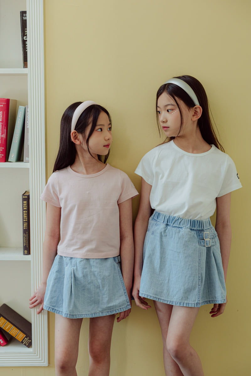 Sm2 - Korean Children Fashion - #stylishchildhood - Heart Slit Tee - 2