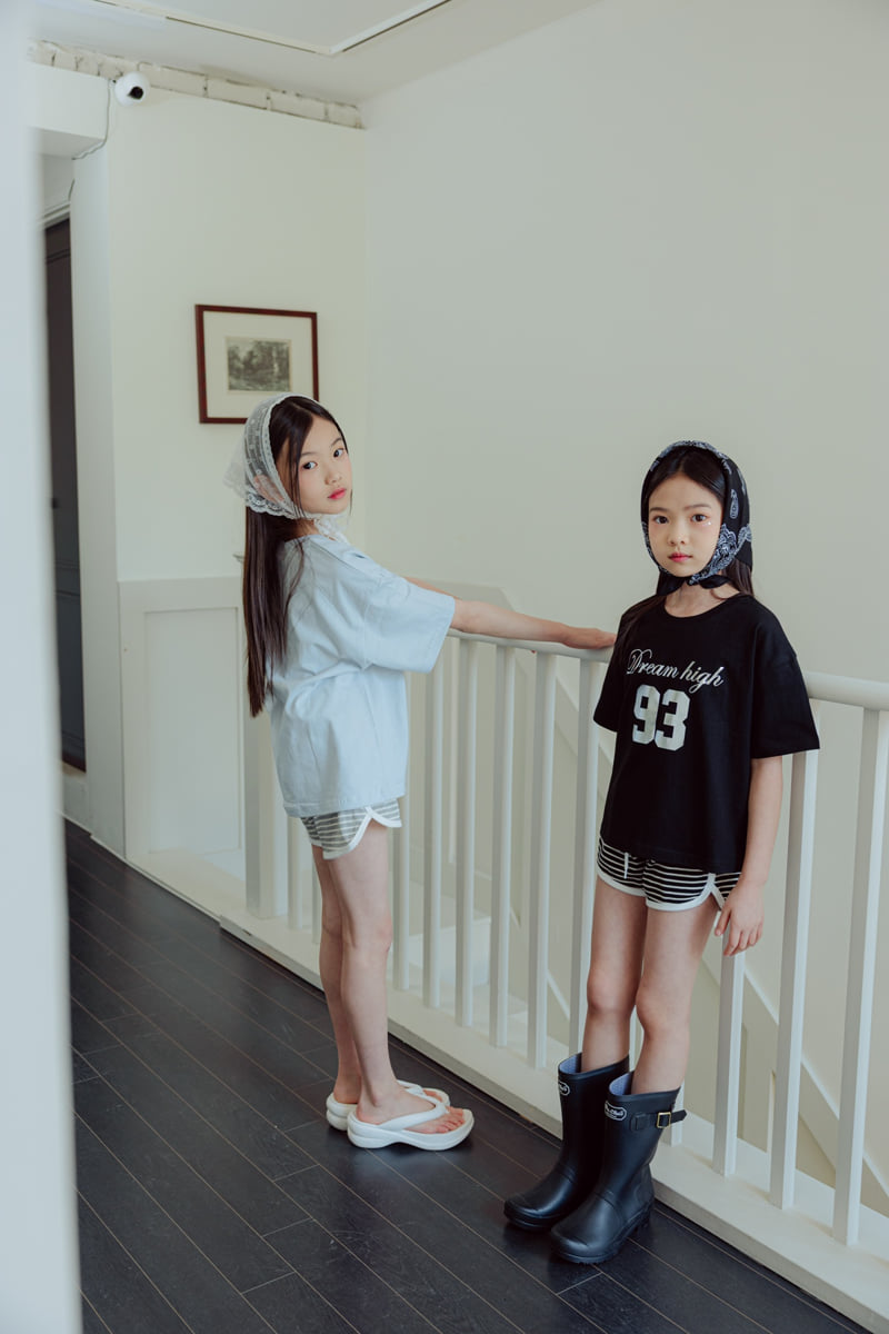 Sm2 - Korean Children Fashion - #todddlerfashion - Stripe Rubber Pants - 6