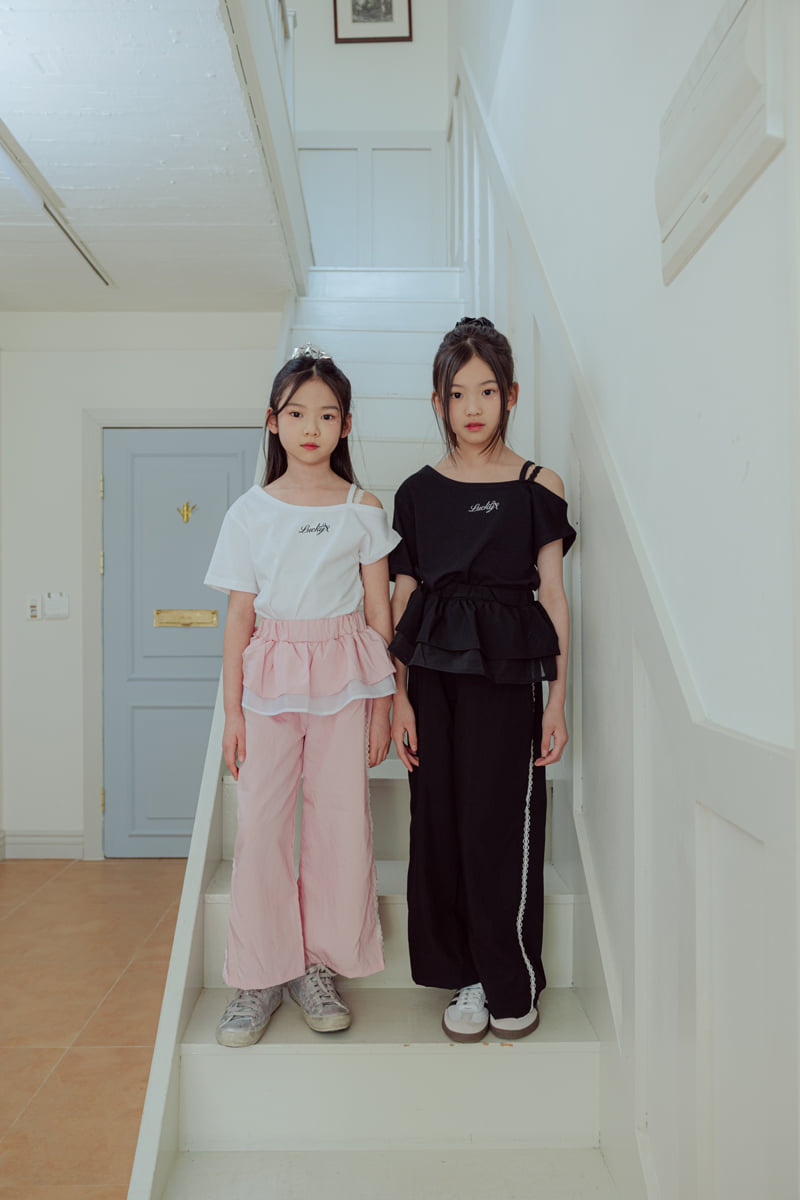 Sm2 - Korean Children Fashion - #todddlerfashion - Frill Cool Wide Pants - 2