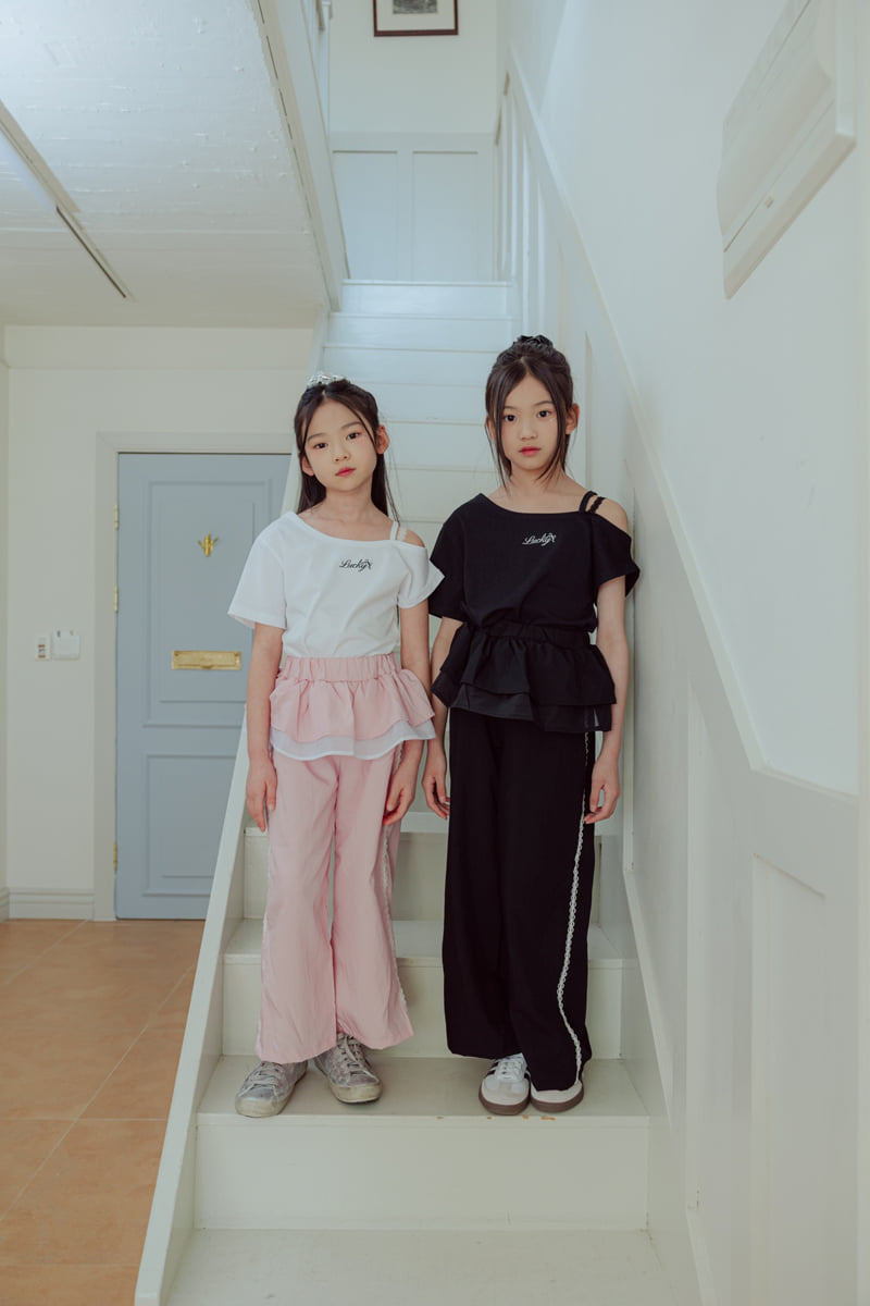 Sm2 - Korean Children Fashion - #toddlerclothing - Frill Cool Wide Pants - 3