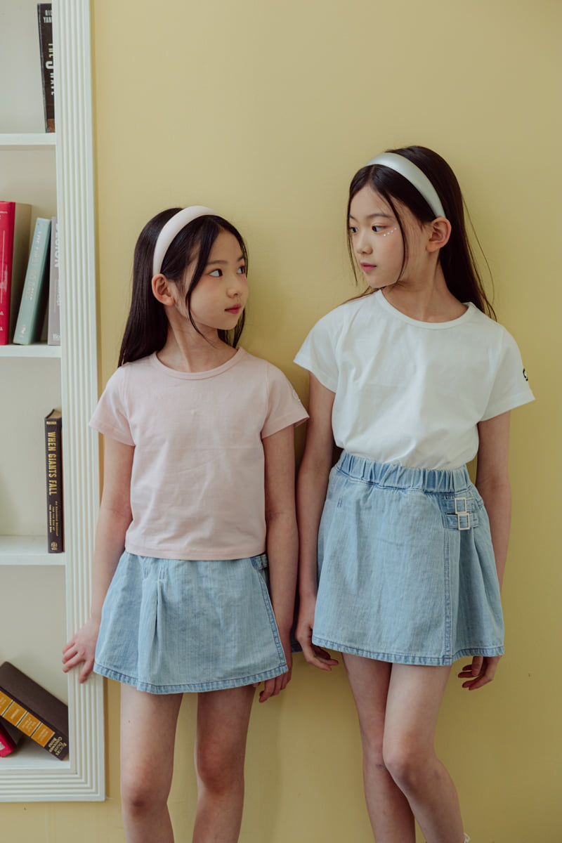 Sm2 - Korean Children Fashion - #toddlerclothing - Heart Slit Tee