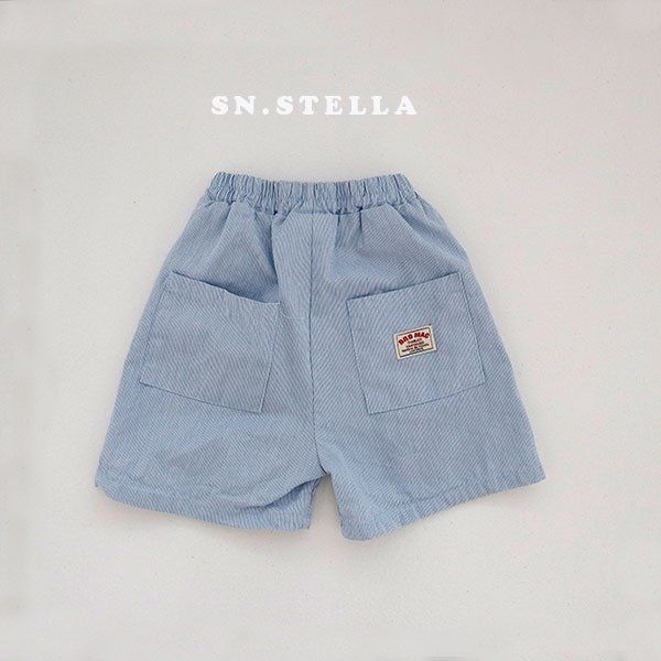 Sn.stella - Korean Children Fashion - #kidzfashiontrend - Blue Blue Pants - 4