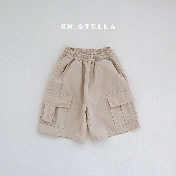Sn.stella - Korean Children Fashion - #childofig - Washed Cargo Pants - 3