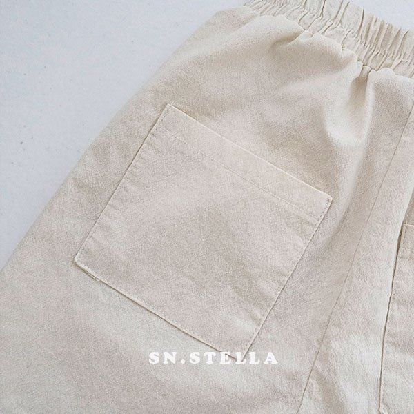 Sn.stella - Korean Children Fashion - #childrensboutique - Span Bermuda Pants - 12
