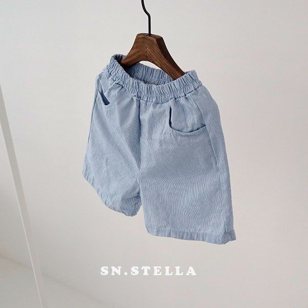 Sn.stella - Korean Children Fashion - #designkidswear - Blue Blue Pants - 12
