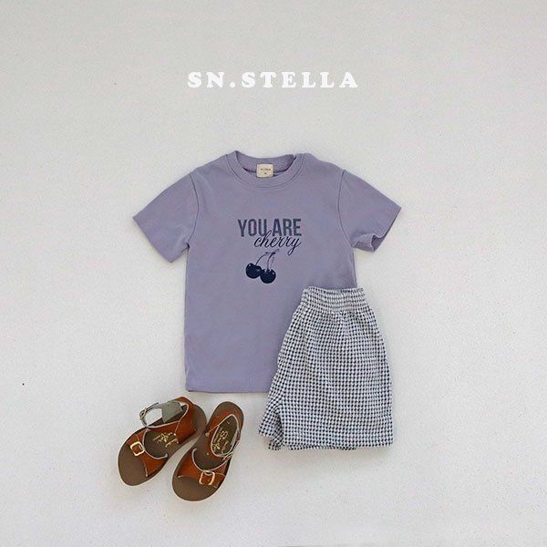 Sn.stella - Korean Children Fashion - #discoveringself - Cherry Tee - 10