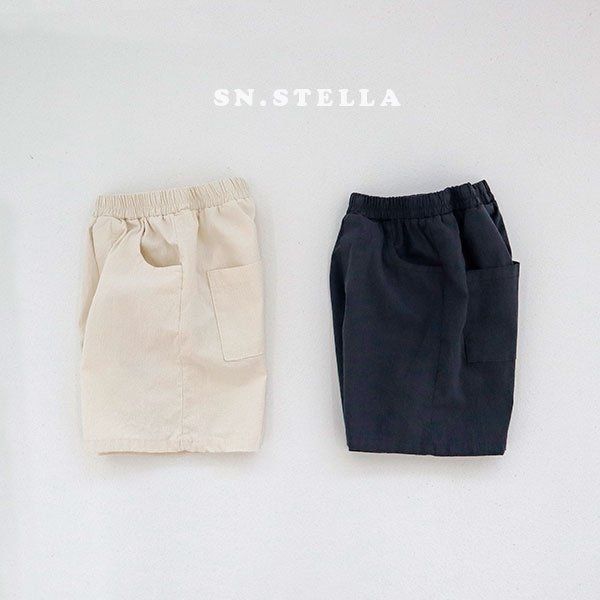 Sn.stella - Korean Children Fashion - #fashionkids - Span Bermuda Pants