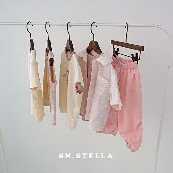 Sn.stella - Korean Children Fashion - #fashionkids - Melange Stripe Sleeveless - 12