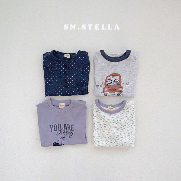 Sn.stella - Korean Children Fashion - #kidsshorts - Rosy Tee - 10
