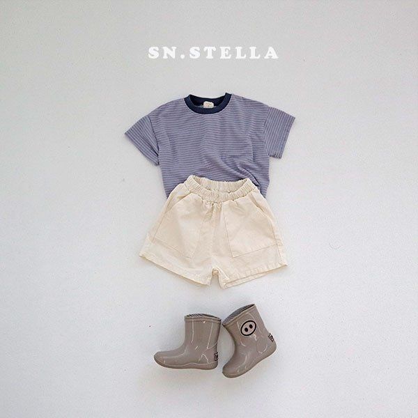 Sn.stella - Korean Children Fashion - #kidsshorts - Evian Tee - 7