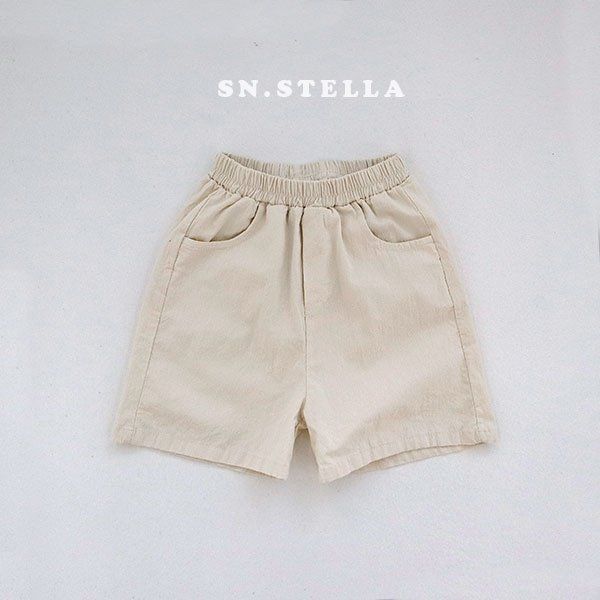 Sn.stella - Korean Children Fashion - #kidsstore - Span Bermuda Pants - 3
