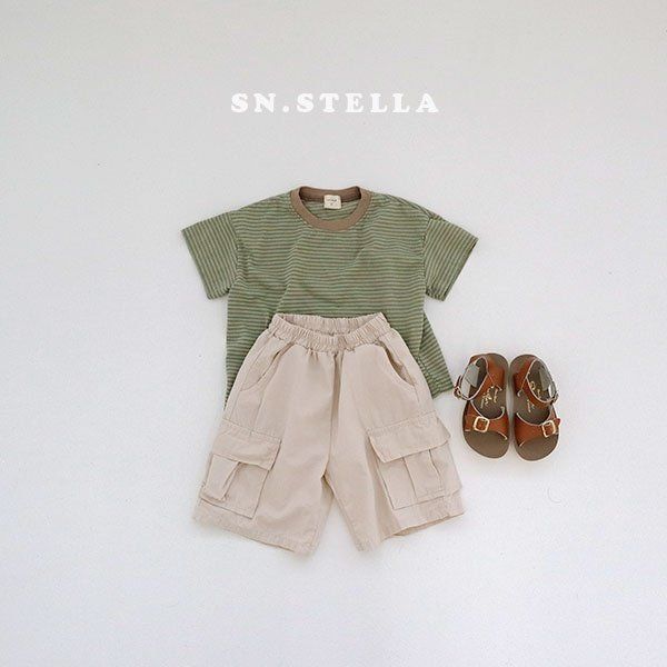 Sn.stella - Korean Children Fashion - #kidsstore - Washed Cargo Pants - 9