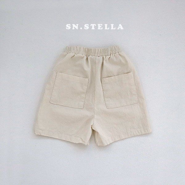 Sn.stella - Korean Children Fashion - #kidsstore - Span Bermuda Pants - 4