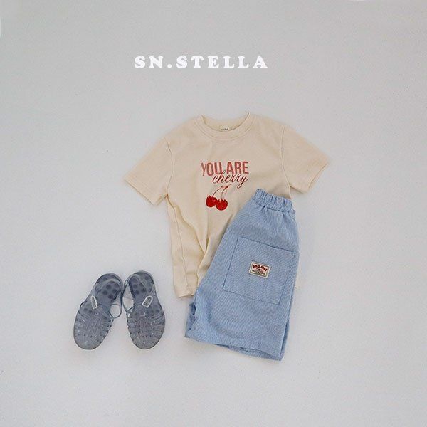 Sn.stella - Korean Children Fashion - #littlefashionista - Blue Blue Pants - 5
