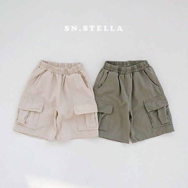 Sn.stella - Korean Children Fashion - #littlefashionista - Washed Cargo Pants - 12